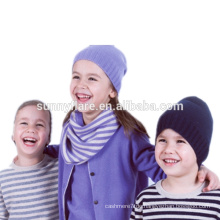 Großhandel 100% Kaschmir Kinder Beanie Hut